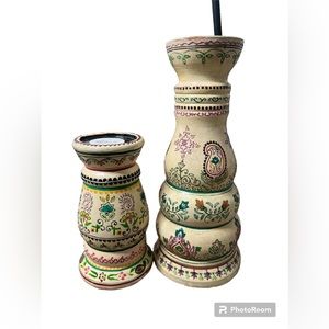 Mary Ingle Candle Holders Set of 2